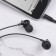 Hoco M60 headphones, wired, vacuum, microphone, jack 3.5 mm, 1.2 m, black