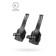 Pecado BDSM suspension, "soft" with a white line, genuine leather, black