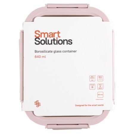 Container for baking, storage and carrying of products in the cover Smart Solutions, 640 ml, pink color-6