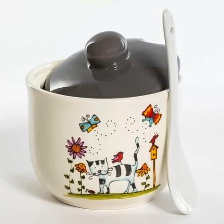 Sugar with a spoon of Elrington "Striped Cat", 32 ml-2
