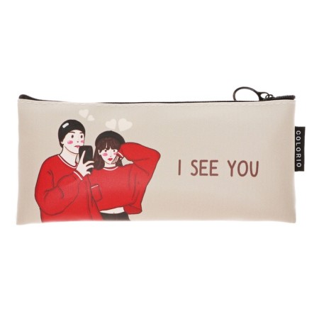 Penal soft 1 department, 90x200, artificial leather, for girls, beige, color "Style"-2
