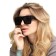 Women's Sunglasses "OneSun", UV 400, Duke 14.1 cm, lens 5x5 cm