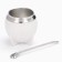 Kalabas for tea mate 250 ml and bombilli, kit for cooking, white