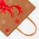 Craft package with embossing, round handle, "deer" 21 x 27 x 11 cm, 120 g