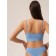 Female top on thin adjustable straps Mirey, size 48, blue color
