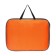 Folder with handles textile A4, 350 x 270 x 20 mm, calligrata "office", nylon 600D, two -tone Kant, orange