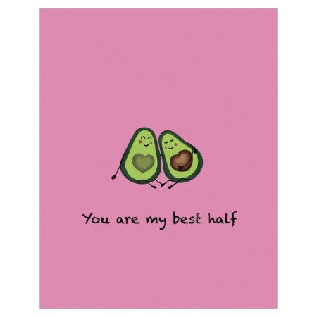 Pillow Golk “You are my best half, decorative, size 16x45 cm-1