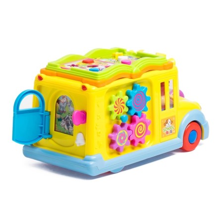 Developing toy "bus", light and sound effect-2