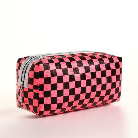 Lightning cosmetic bag, black/pink color