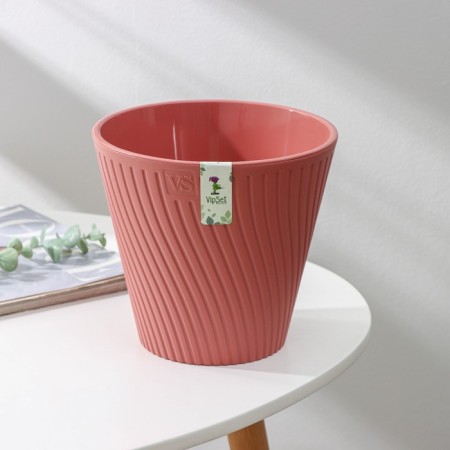 Kashpo for flowers with an insert "Louis", 2.7 l, color powder-4