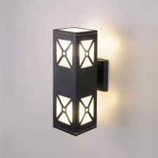 Светильник 1405 TECHNO, 60 Вт, E27, цвет чёрный, IP54