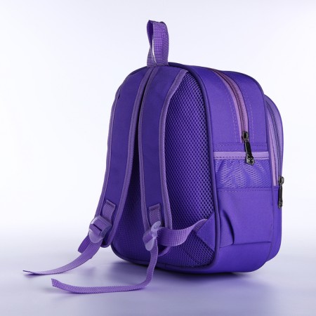Baby backpack on lightning, 3 outer pockets, purple color-2