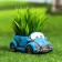 Pot "Machine" Blue, 14x9x7.5cm