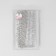 Decorative braid "Furrm", 6 cm, 4.5 ± 0.5 m, white/silver color