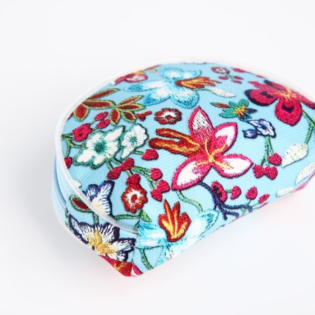 Women's wallet with zipper, color mix-2