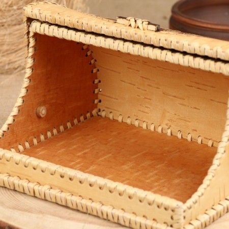 Bread "Forest Birds", 24.5 x 20 x 14.5 cm, birch bark-5