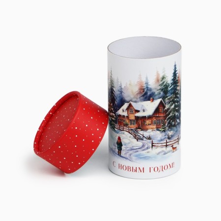 Gift Box "Winter Forest", 8 x 14.5 cm, New Year-1