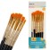 System of synthetics, 6 pieces (No. 2,4,6,8,10,12), flat, straight, in the blist