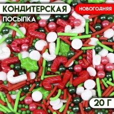 New Year. Confectionery Sprinking 