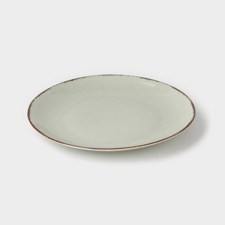 Plate Pearl, d = 27 cm, mint color, porcelain-1