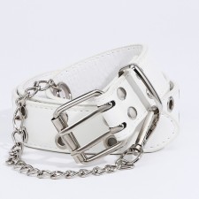 BEARD BELIENT, WIGHT 3 cm, BUILE METALL, CHILERS, White Color