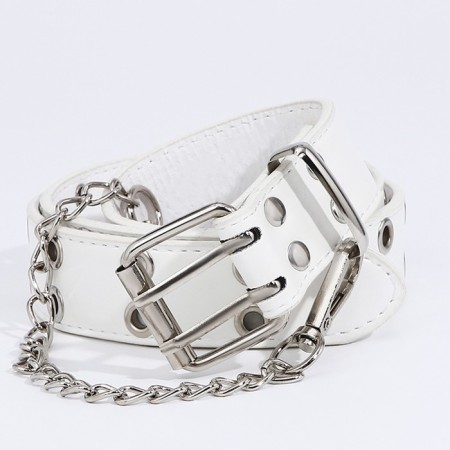BEARD BELIENT, WIGHT 3 cm, BUILE METALL, CHILERS, White Color