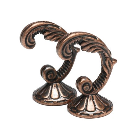Hook for curtains ks002, one -rod, color copper-11
