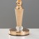 Table lamp "The27 40W Gold 21x21x36.5 cm Risalux