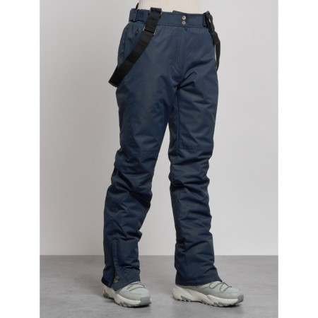 Semi-combinezone ski insulated female winter, size 46, dark blue color-8
