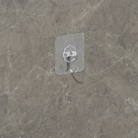 Self -adhesive hook, 5.6 × 5.6 × 2 cm, transparent-10