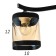 Chandelier 1080/3BK 40W E27 Black 58x14x27 cm Bayerlux