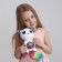 Soft toy with sequins "Fenya lemurchik", 10 cm x 20 cm x 16 cm