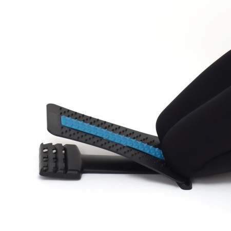Massage for the back, three -level, 38 × 25 × 4 cm, blue color-18