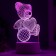 Light "Mishutka" Led RGB from the network 9.5x10.5x20 cm Risalux