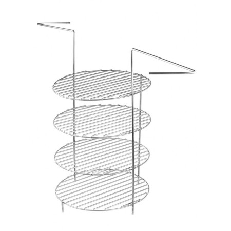 4-tier lattice with handles for a tandoor, tier diameter 23 cm, height 44 cm-4