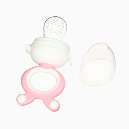 Nibbler with silicone mesh, rotary piston, pink color-2