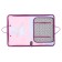 A4 labor folder with handles, 325 x 230 x 25 mm, zipper around, folding bar, plastic, PTR-6 calligrata "unicorns"