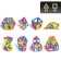 Designer magnetic "colored magnets", 30 parts