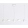 LED LED SUSCOUSE AMBRELLA LIGHT, LINETECH, FL51678, 5XLED, 25 W, 1875LUM, 3000-6400K, white color