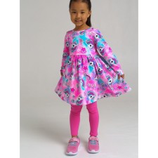 Kit for girls: dress and leggings, size 110