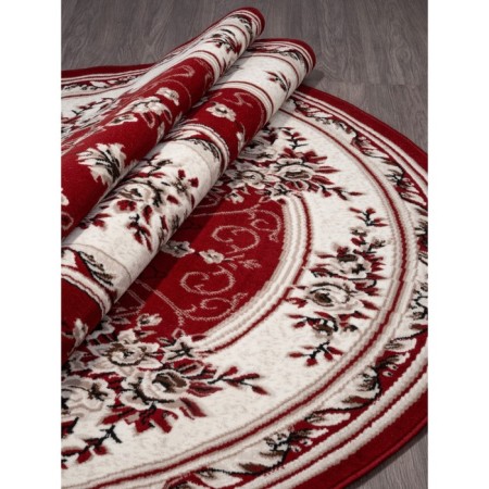 Oval carpet Merinos gavana, size 100x200 cm, color Red-2