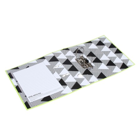 PAPKA-registrar A4 75mm Calligrata laminated, light green-5