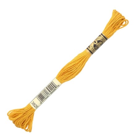 The threads of the DMC 117 (3820), 12 pcs. packaged