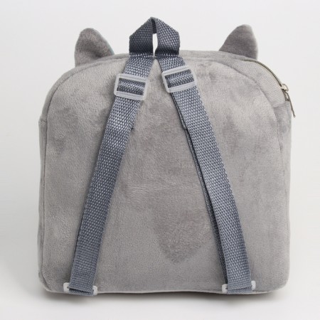 Baby backpack for a girl "Kotik" with a chicken-3