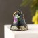 Valdai bell "No. 2. Flowers", painted, with an ear, d = 35 mm