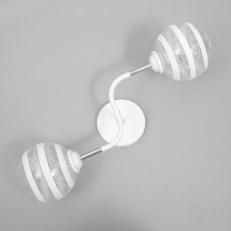 Ophelia chandelier 2he27 40W Belo-chromovy 48x26x27 cm Bayerlux-4