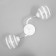 Ophelia chandelier 2he27 40W Belo-chromovy 48x26x27 cm Bayerlux