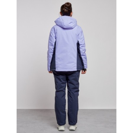 Ski costume female winter, size 58, purple color-3
