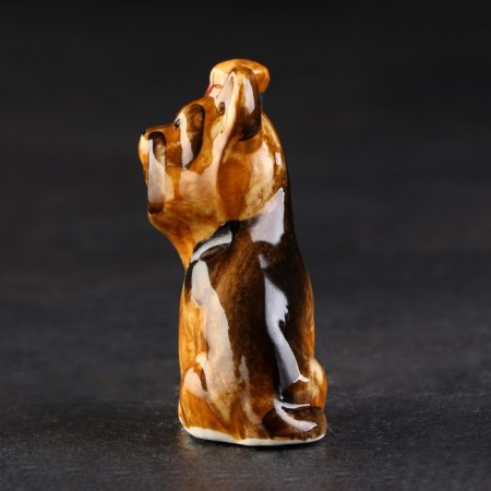 Porcelain figurine "Yorkshire Terrier", 6x4x3 cm-1