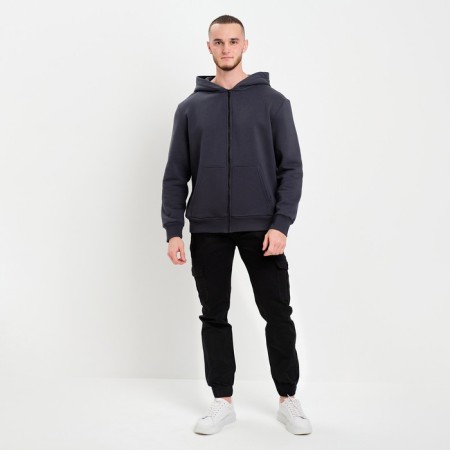 Male sweatshirt is formed, color graphite, size 52-2